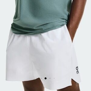 On Running Men's Athletic White Shorts